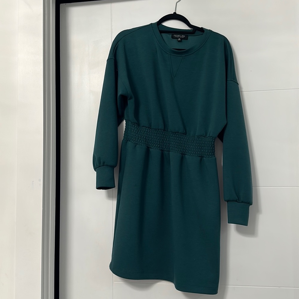 Teal medium length dress